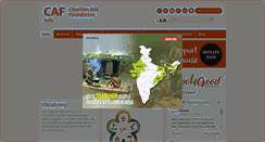 Desktop Screenshot of cafindia.org